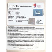 4.49 Ratti Natural Pitambari Neelam with Govt Lab Certificat -(23310)